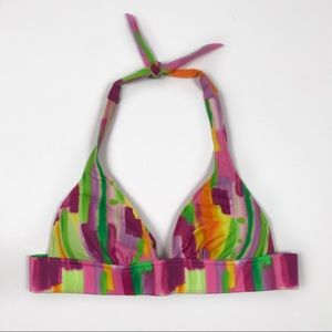 Victorias Secret Spring Halter Tie Bikini Top XS
